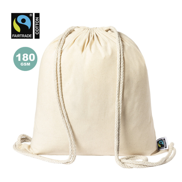 Sac à dos publicitaire fairtrade 180gr