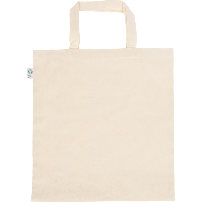 Sac en coton avec des anses courtes | 38 x 42 cm | 140 g