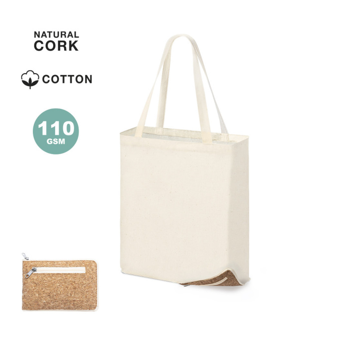 Sac pliant liège et coton
