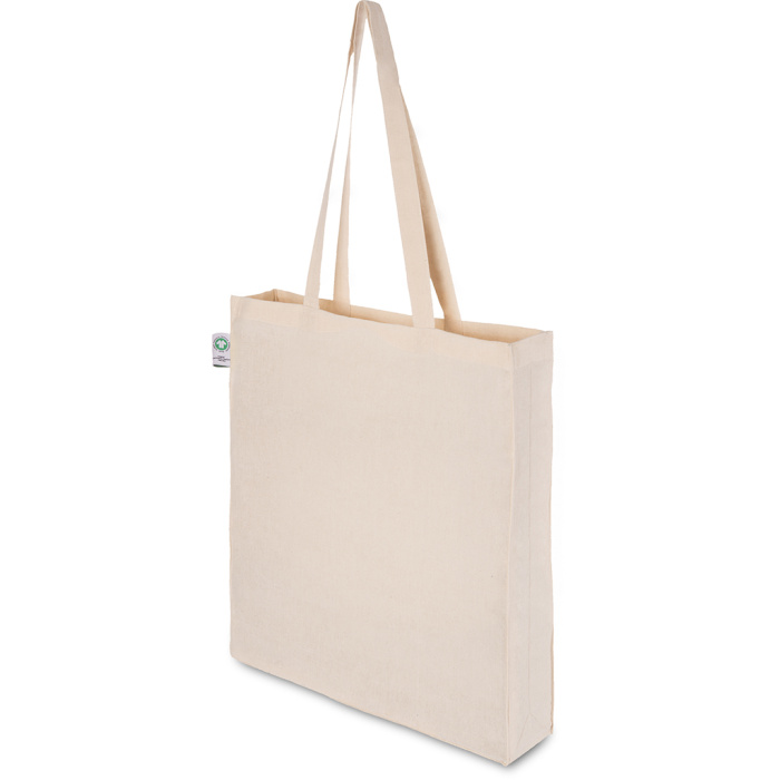 Tote bag publicitaire en coton biologique | 38 x 42 x 8 cm | 140 g
