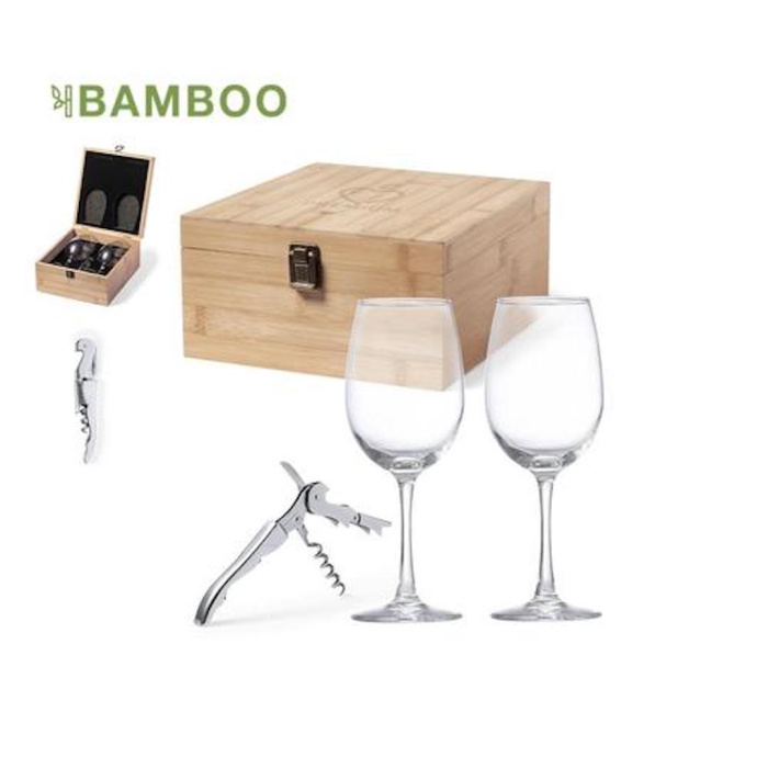 Coffret vin personnalisé avec accessoires