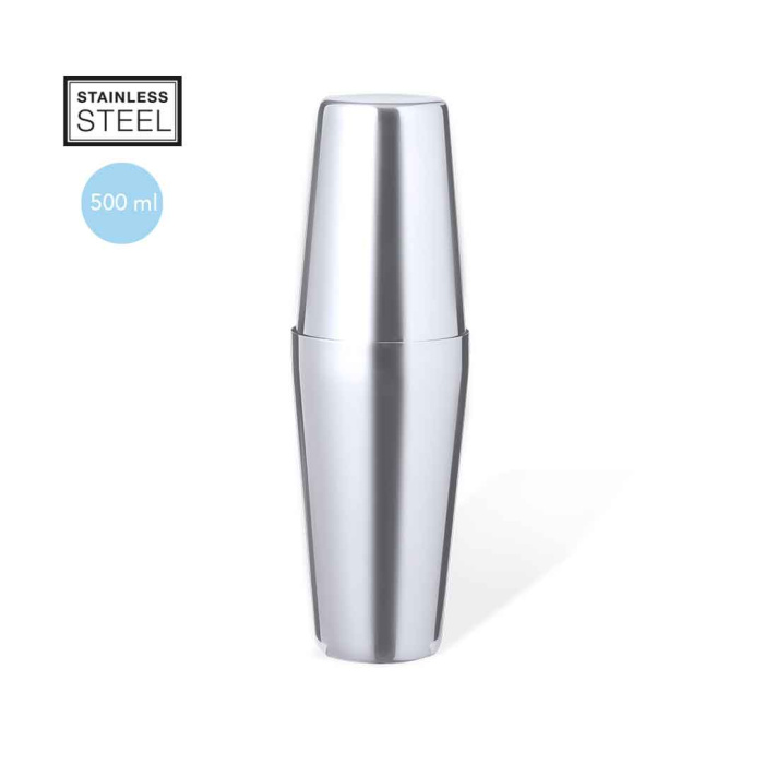 Shaker en acier inox personnalisable avec gravure laser