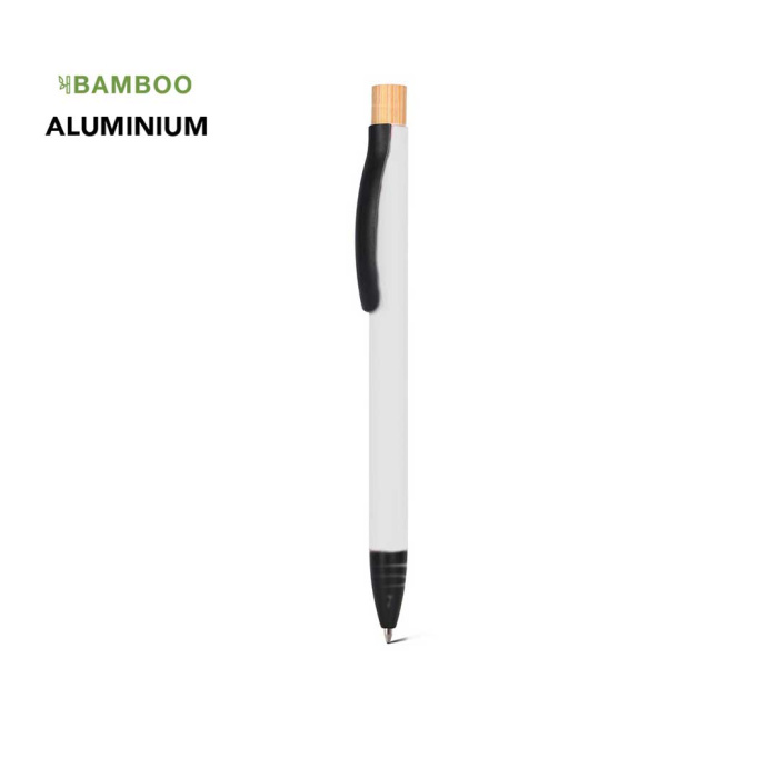 Stylo en aluminium avec finition gommée