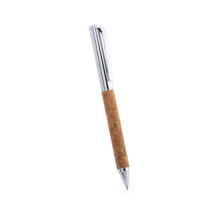 Stylo élégant en liège et métal