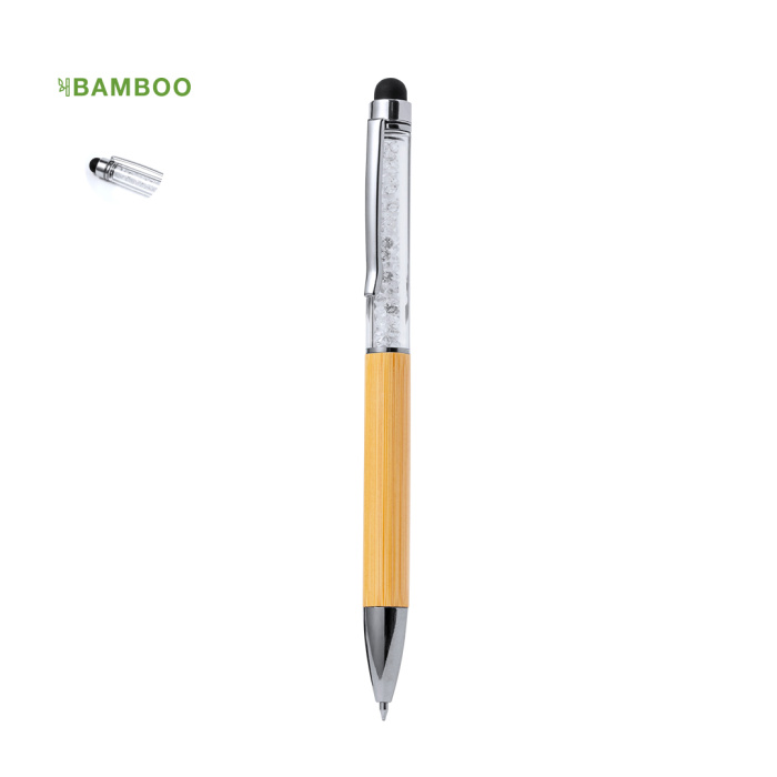 Stylo touch avec capsule transparente