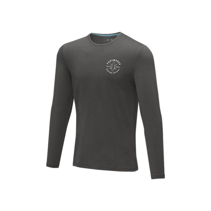 T-shirt bio manches longues homme
