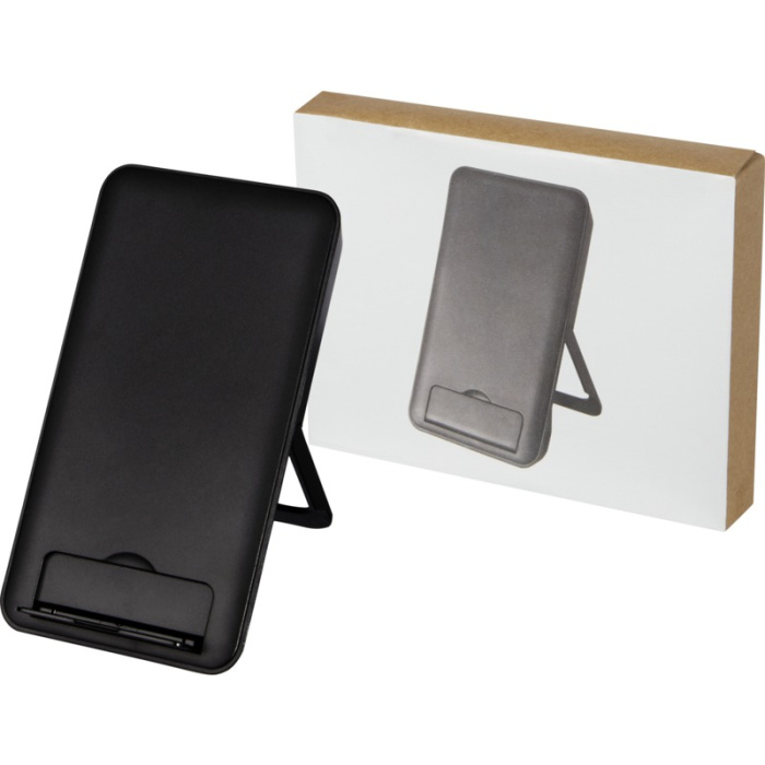 Chargeur sans fil en plastique recyclé de 10 W avec support téléphone