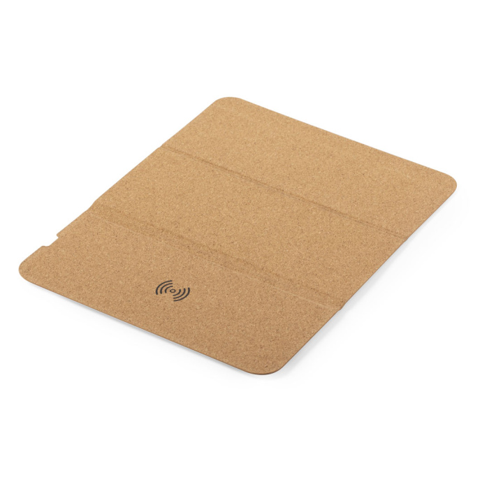 Tapis de souris en liège avec chargeur sans fil inclus
