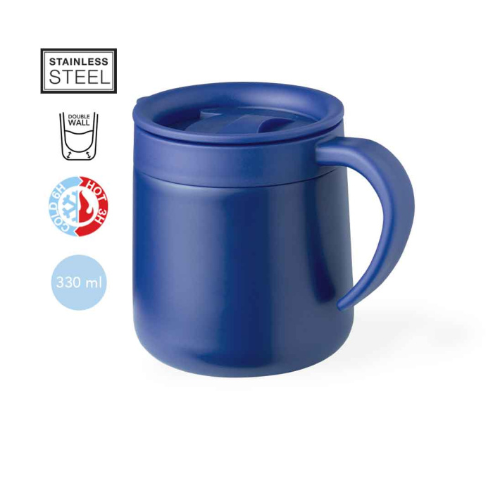 Tasse mate thermique 330 ml avec base  antidérapante