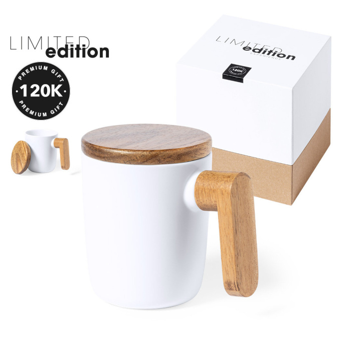 Tasse publicitaire en bois