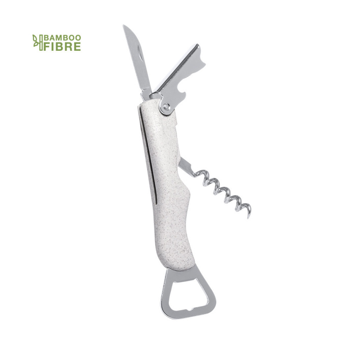 Tire-bouchon en Fibre Bambou personnalisable
