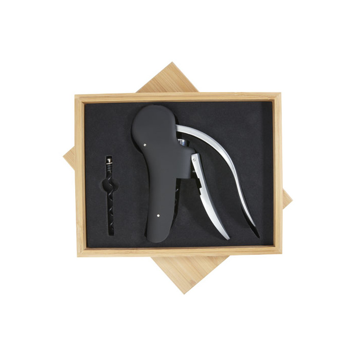 Élégant tire-bouchon à vin dans un coffret cadeau raffiné