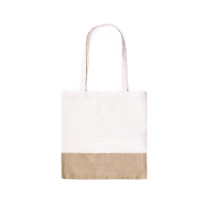 Tote bag en coton et toile de jute publicitaire | 120gr