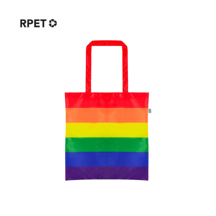 Tote bag arc-en-ciel en RPET