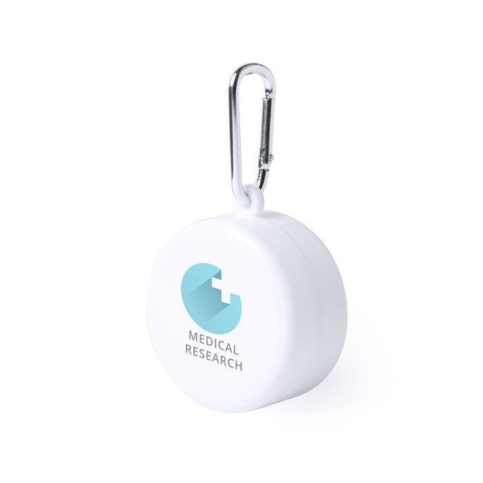 Gobelet pliable avec pilulier intégré