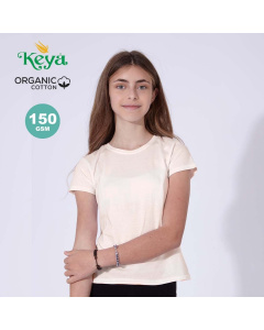 T-shirt enfant col rond personnalisé en coton bio