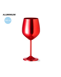 Verre à vin personnalisable en aluminium