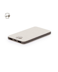 Batterie externe 5 000 mAh en fibre de café et coton recyclé