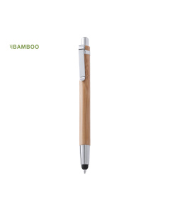 Stylo stylet élégant en bambou