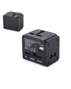 Adaptateur universel pour l'Europe, le Royaume-Uni, les États-Unis et l'Australie.