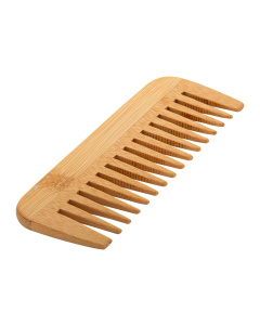 Peigne à cheveux en bambou