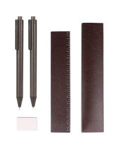 Kit d'écriture personnalisable en fibre de café