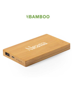 Batterie externe en bambou - 5000 mAh