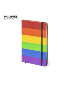 Carnet de notes arc-en-ciel personnalisable