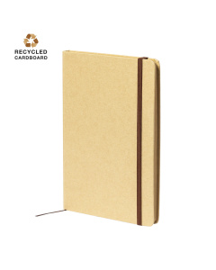 Carnet de notes publicitaire A5 en carton recyclé