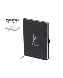 Bloc-notes publicitaire en similicuir