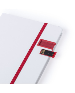 Carnet de notes avec clé USB de 16 Go