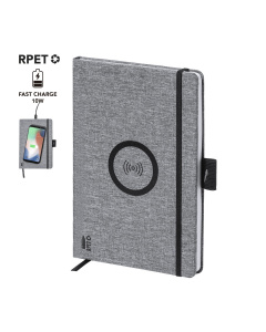 Carnet de notes A5 avec chargeur sans fil intégré