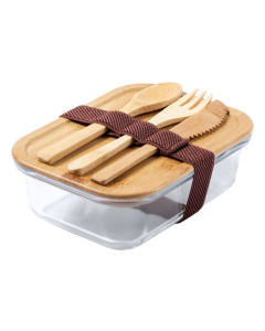 Lunch box promotionnelle avec couverts