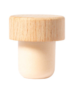 Bouchon de bouteille en bois
