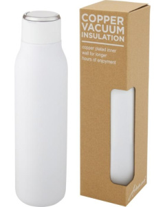 Gourde isotherme 600 ml avec couche en cuivre et poignée métallique