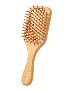 Brosse à cheveux en bambou personnalisée