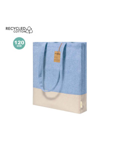 Cabas avec soufflet en coton recyclé | 120gr