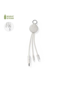 Câble de recharge personnalisable Paille de Blé