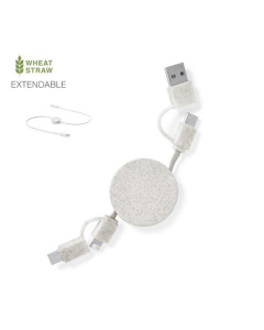 Câble extensible personnalisable Paille de Blé