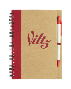 Carnet de notes A6 recyclé avec stylo