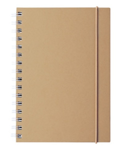 Cahier A5 avec spirale colorée