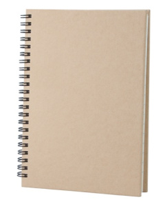 Carnet de notes promotionnel avec spirale colorée