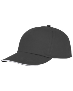 Casquette sandwich 5 panneaux avec le logo