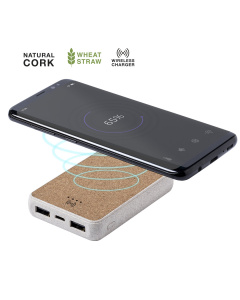 Chargeur sans fil 5W en liège publicitaire