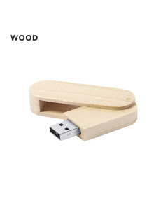 Clé usb personnalisée pliable en bois | 16 Gb
