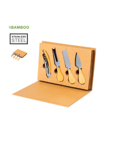 Coffret couteaux à fromage et ouvre-bouteille