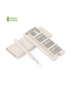 Coffret d’outils  rectangulaire en paille de blé