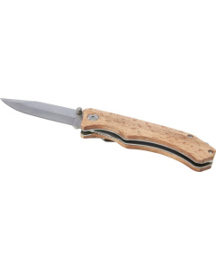 Couteau de poche en bois avec clip de ceinture