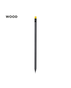Crayon noir en bois naturel à personnaliser
