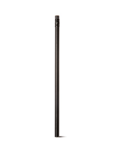 Crayon personnalisable noir avec gomme